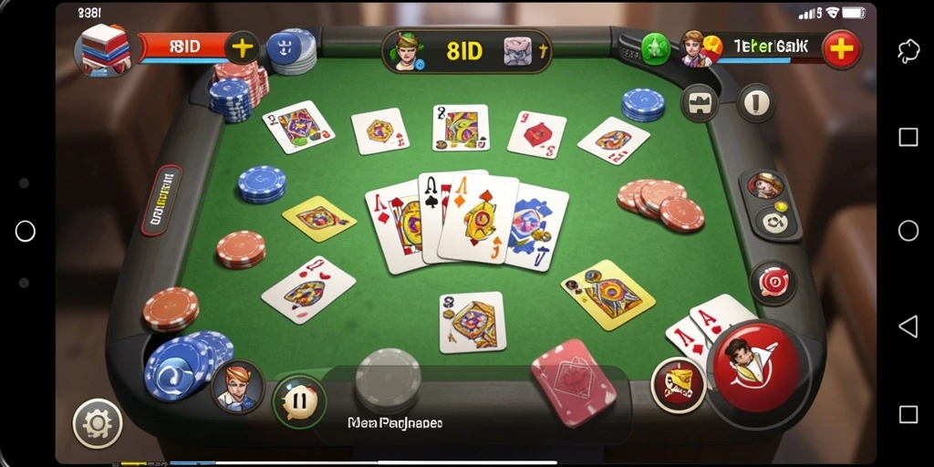 Tampilan gameplay Gaple yang menarik di 88ID.