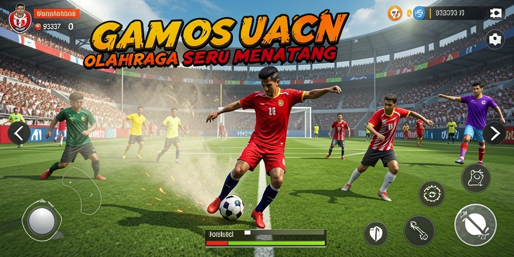 Tampilan menarik dari gameplay 93337 yang menggambarkan keseruan olahraga.