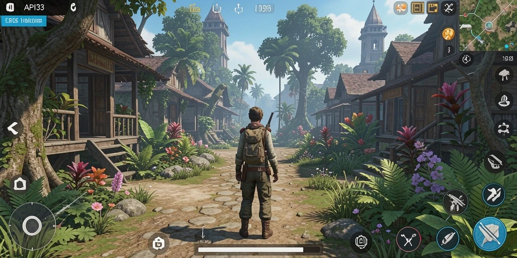 Tampilan screenshot game API33 menunjukkan gameplay simulation yang seru.