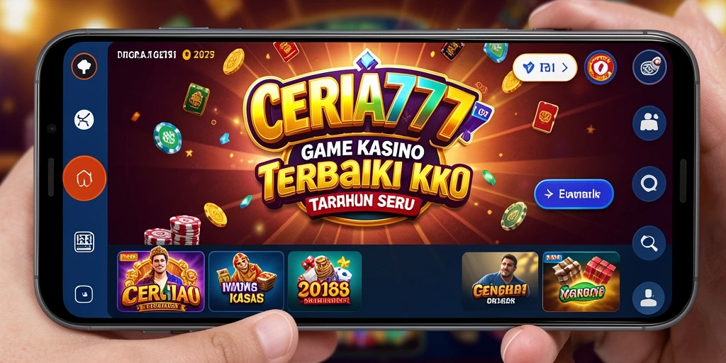 Tampilan utama gameplay Kasino yang mengasyikkan di CERIA777.