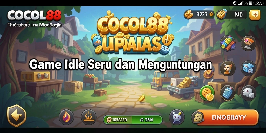 Tangkapan layar menunjukkan aksi gameplay <strong>Idle</strong> yang menarik dan interaktif.