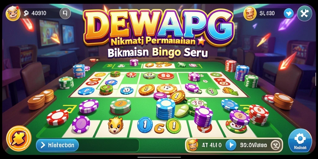 Tampilan gameplay Bingo yang mengasyikkan di DEWAPG.
