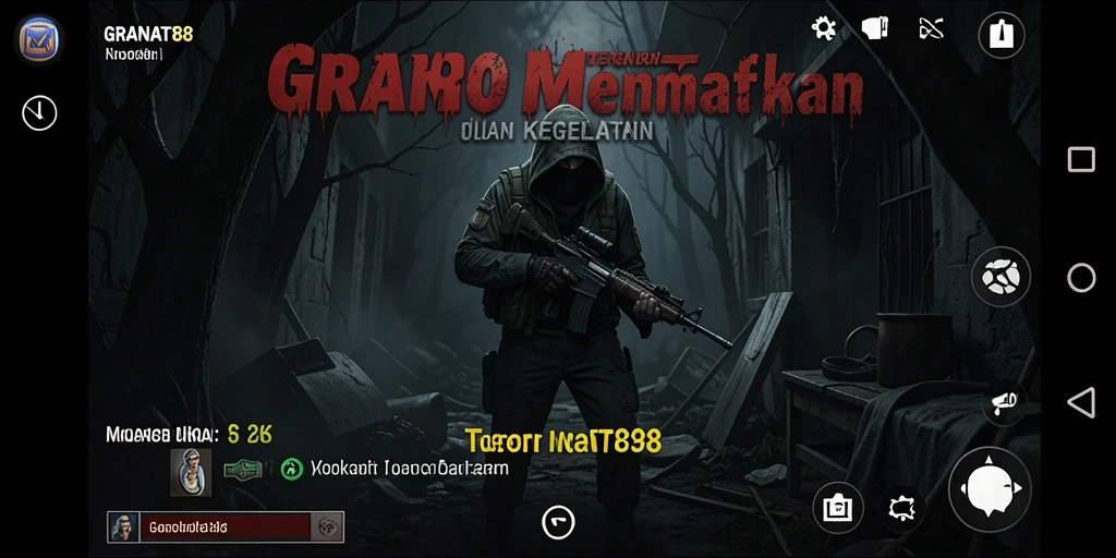 Tampilan gameplay <strong>GRANAT88</strong> yang mencekam dan menarik perhatian.