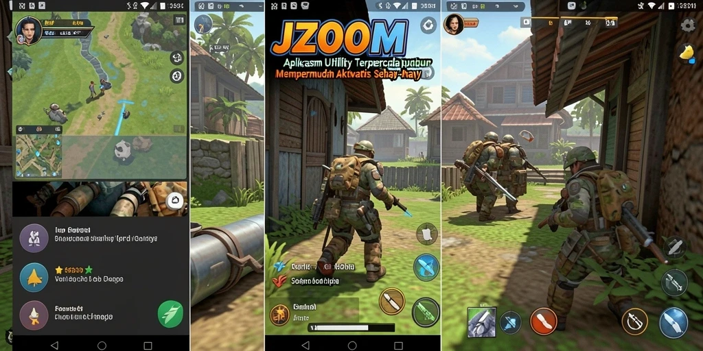Tampilan antarmuka J200M yang modern dan intuitif.