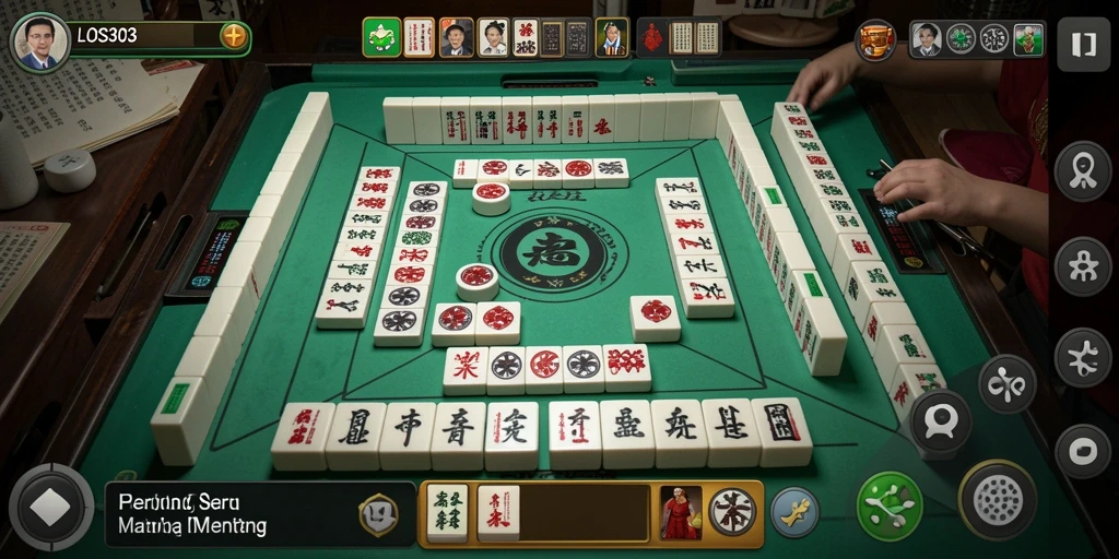 Screenshot gameplay LOS303 dengan tampilan Mahjong yang menarik.