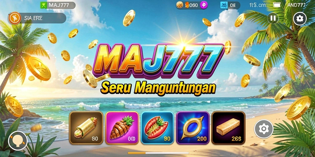 Tampilan gameplay MAJ777 dengan fitur Slot yang menarik.