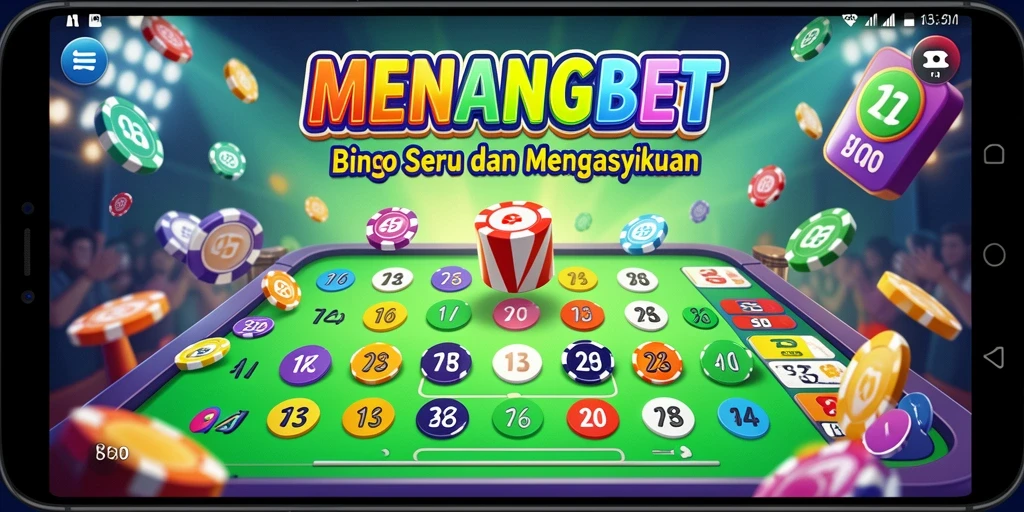 Tampilan gameplay seru dalam permainan Bingo MENANGBET.