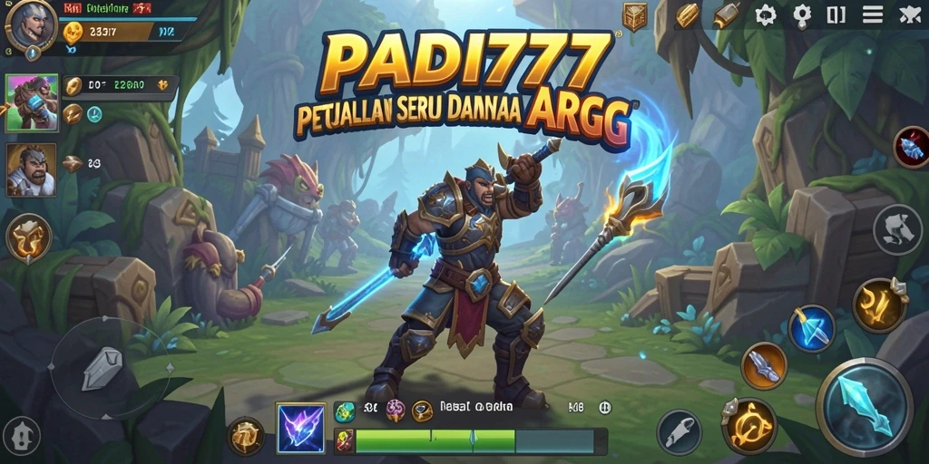 Tangkapan layar PADI777 menunjukkan aksi seru dalam pertempuran ARPG.