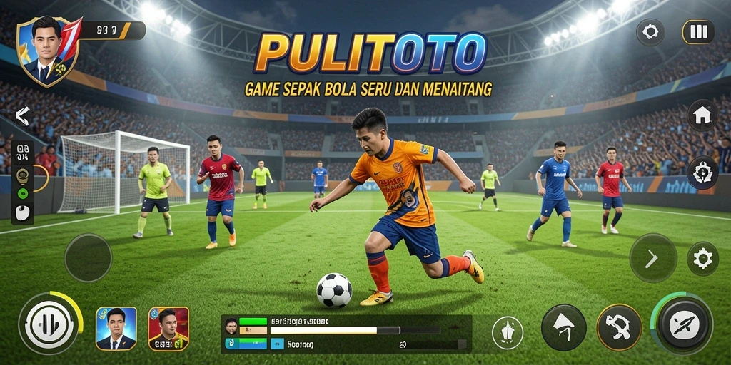 Gameplay menarik PULITOTO dengan aksi sepak bola yang mendebarkan.