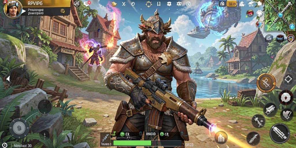 Menampilkan gameplay RPVIP6 dengan grafis petualangan yang menakjubkan.