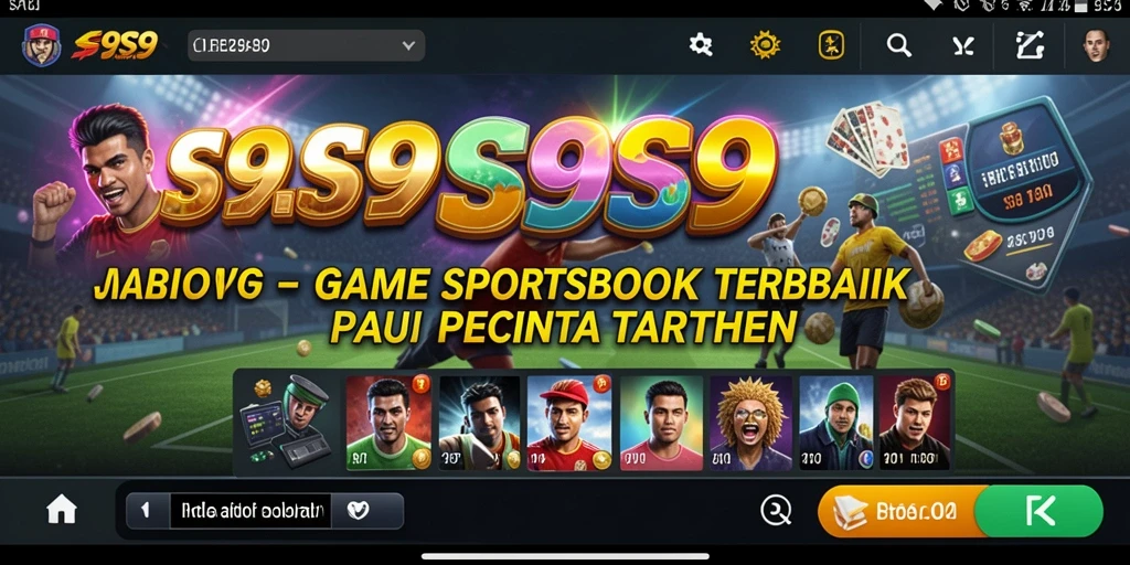 Tangkapan layar utama S9S9 menampilkan fitur taruhan langsung yang menarik.