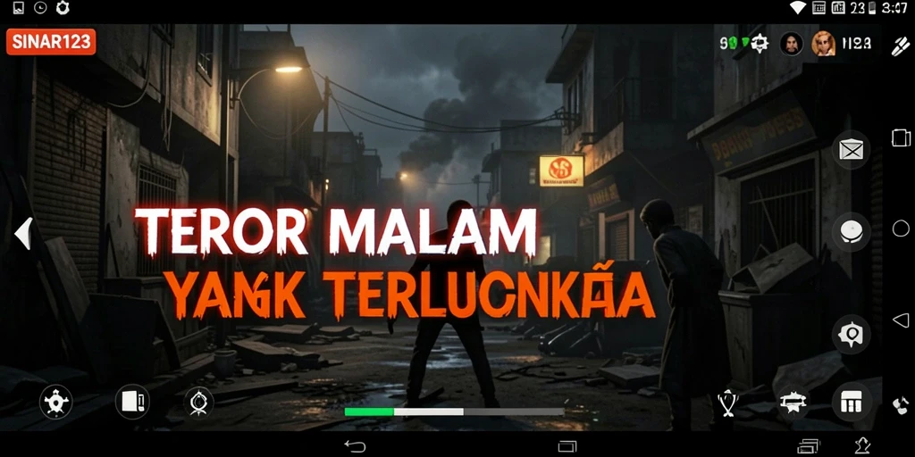Screenshot gameplay SINAR123 yang menampilkan suasana mencekam dan menakutkan.