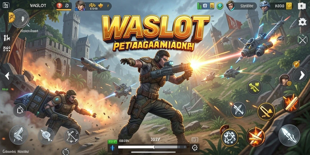Screenshot utama WASLOT yang menunjukkan aksi seru dalam gameplay.