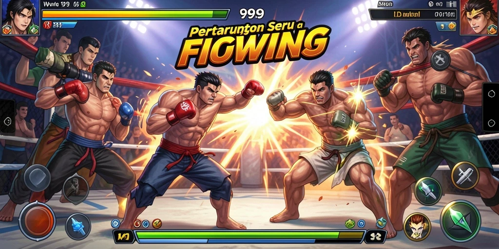 Screenshot WOW99 menampilkan adegan pertarungan yang mendebarkan.