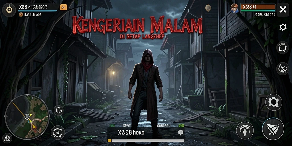 Gameplay menegangkan dan menyeramkan dari X88.