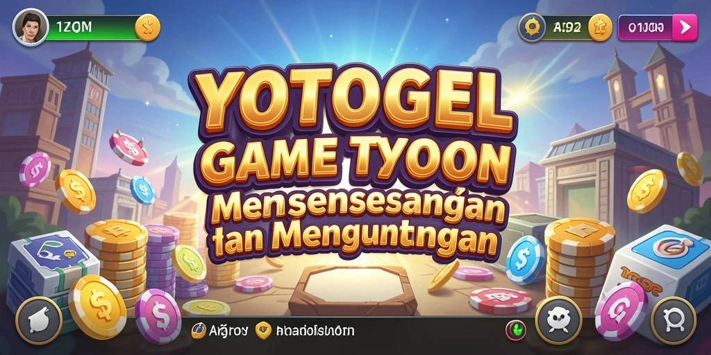 Tampilan gameplay YOTOGEL yang menarik dan penuh dengan aktivitas bisnis.